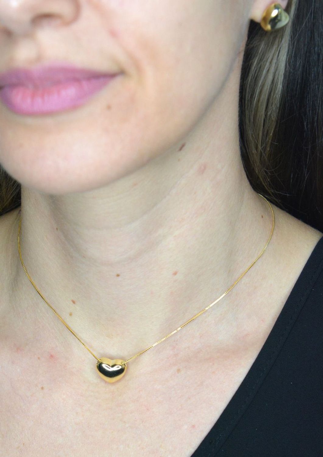 Kolczyki damskie srebrne pozłacane serca Armonica Nomination 241316 006.png